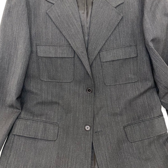 Armani Exchange Charcoal Men's Full Suit- Jacket & Pants - Picture 8 of 9